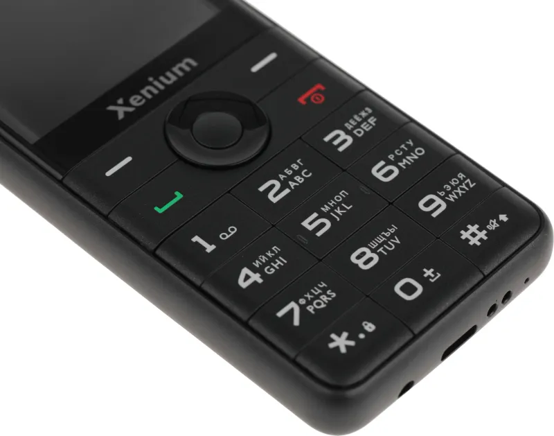 Мобильный телефон XENIUM X700 черный моноблок 1.77" 128x160 Nucleus 0.3Mpix GSM900/1800 MP3