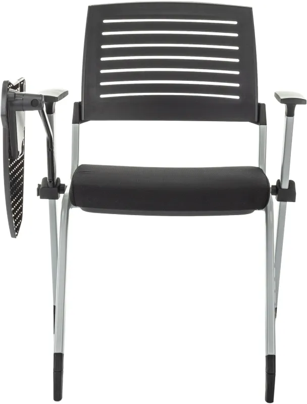 Стул Бюрократ X-Click-PP черный со столиком на ножках металл серый