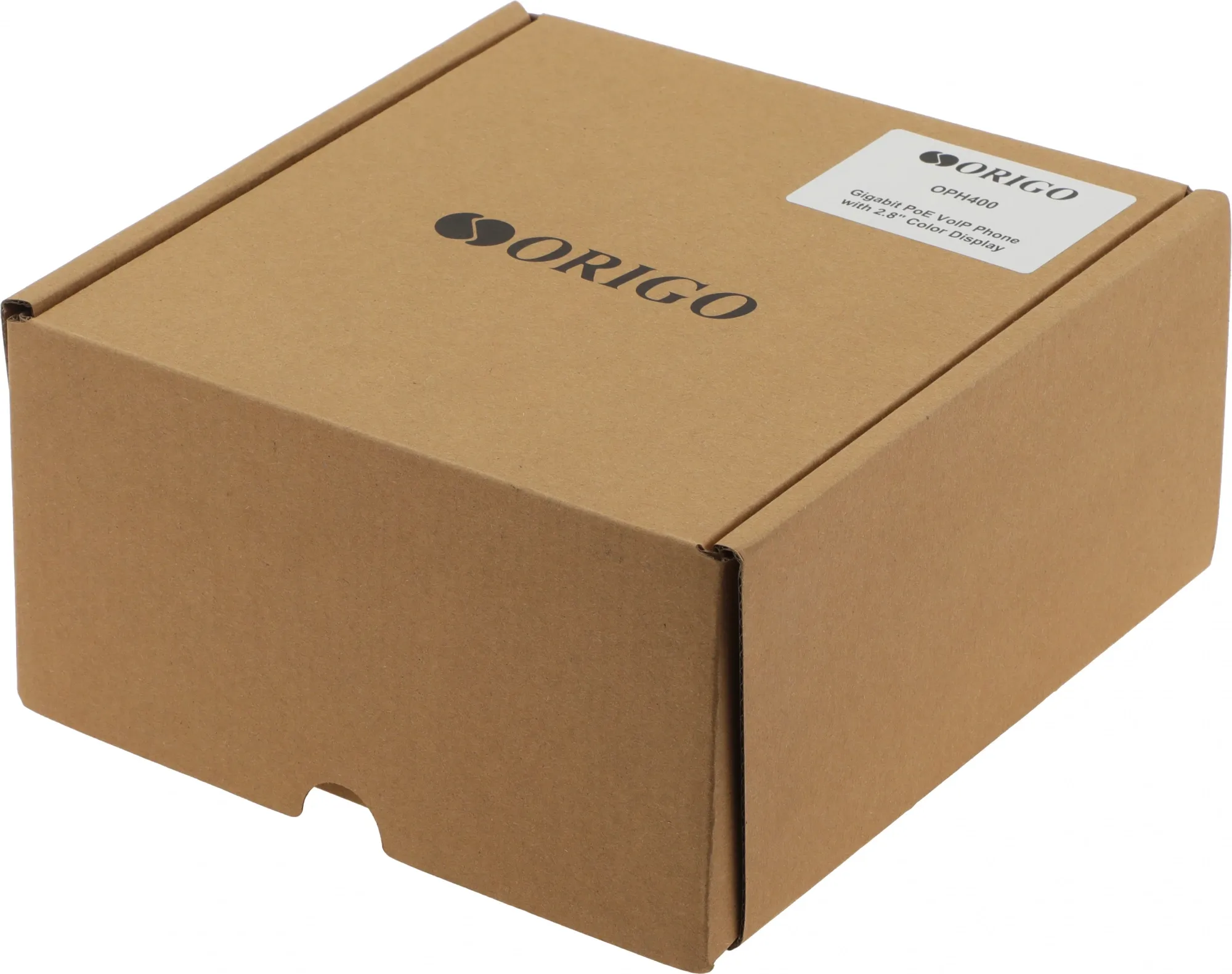 ORIGO IP-телефон с цветным дисплеем 2.8", 1000Base-T WAN PoE, 1000Base-T LAN, без адаптера питания