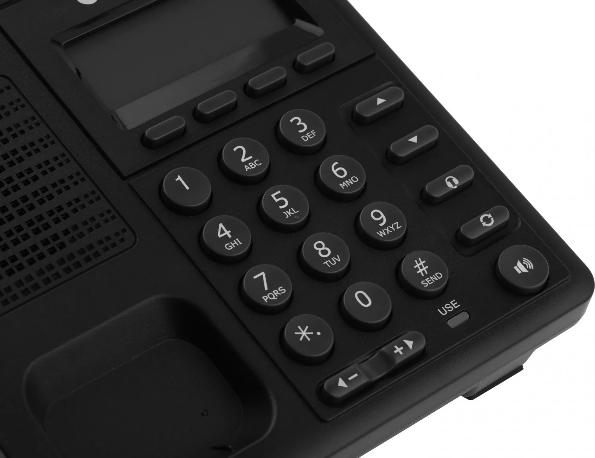 Телефон ORIGO IP-телефон с монохромным дисплеем 2.3”, 100Base-TX WAN PoE, 100Base-TX LAN, без адаптера питания