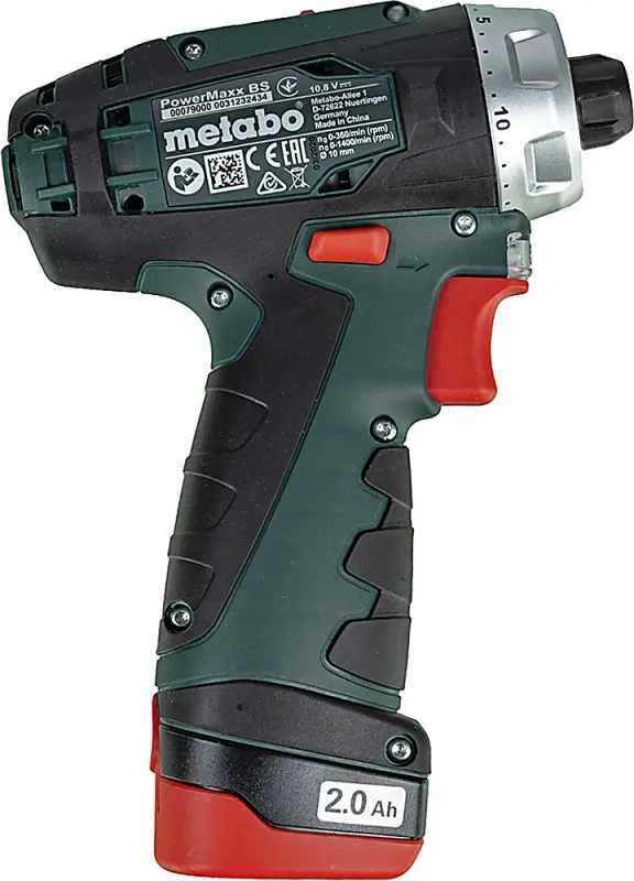 Дрель-шуруповерт Metabo PowerMaxx BS аккум. патрон:быстрозажимной (600984000)