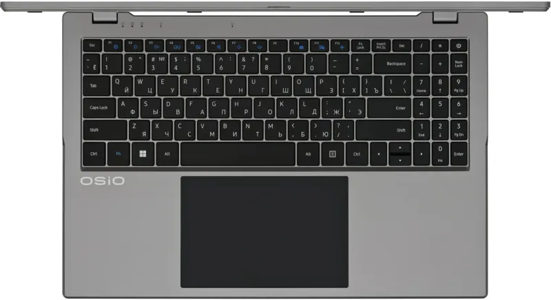 Ноутбук Osio BaseLine B150i-004s N-series N100 8Gb SSD256Gb Intel UHD Graphics 15.6" IPS FHD (1920x1080) Windows 11 Home silver WiFi BT Cam 5000mAh
