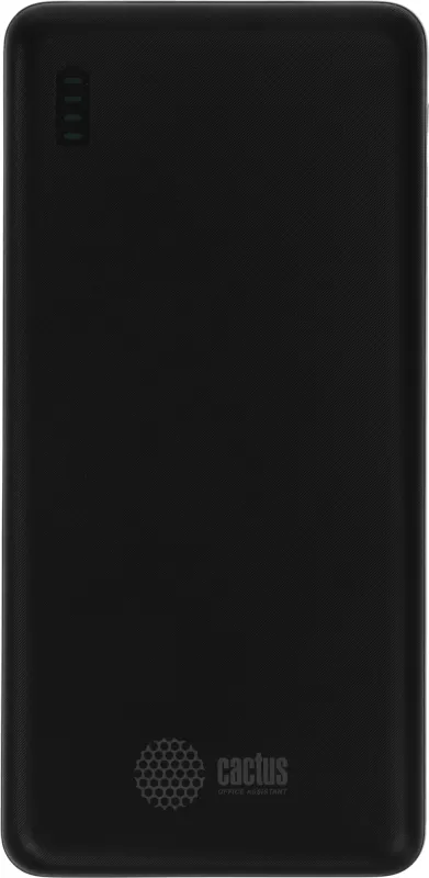 Мобильный аккумулятор Cactus CS-PBFSAA-10000 10000mAh 4.5A USB-A/2xUSB-C черный