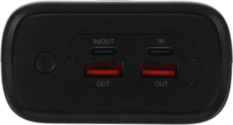 Мобильный аккумулятор Cactus CS-PBFSJA-30000 30000mAh 4.5A 2xUSB-A/USB-C черный