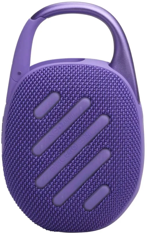 Колонка порт. JBL Clip 5 пурпурный 7W Mono BT 1400mAh