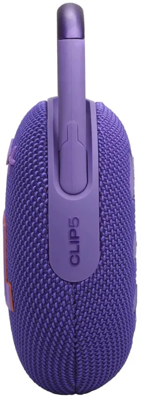 Колонка порт. JBL Clip 5 пурпурный 7W Mono BT 1400mAh