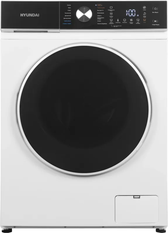 Стиральная машина Hyundai WFD8216 класс: A+++ загр.фронтальная макс.:8кг (с сушкой) белый инвертер