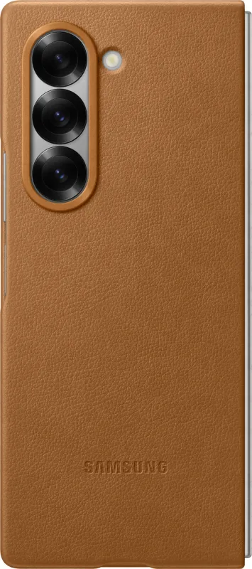 Чехол (клип-кейс) Samsung для Samsung Galaxy Z Fold6 Kindsuit Case Fold 6 (F956) коричневый (EF-VF956PAEGRU)