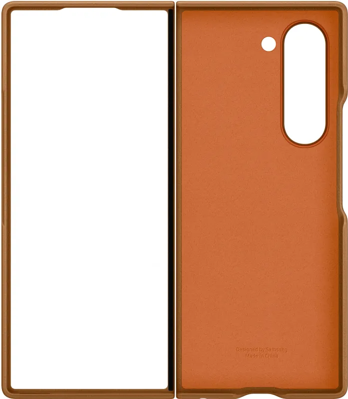 Чехол (клип-кейс) Samsung для Samsung Galaxy Z Fold6 Kindsuit Case Fold 6 (F956) коричневый (EF-VF956PAEGRU)