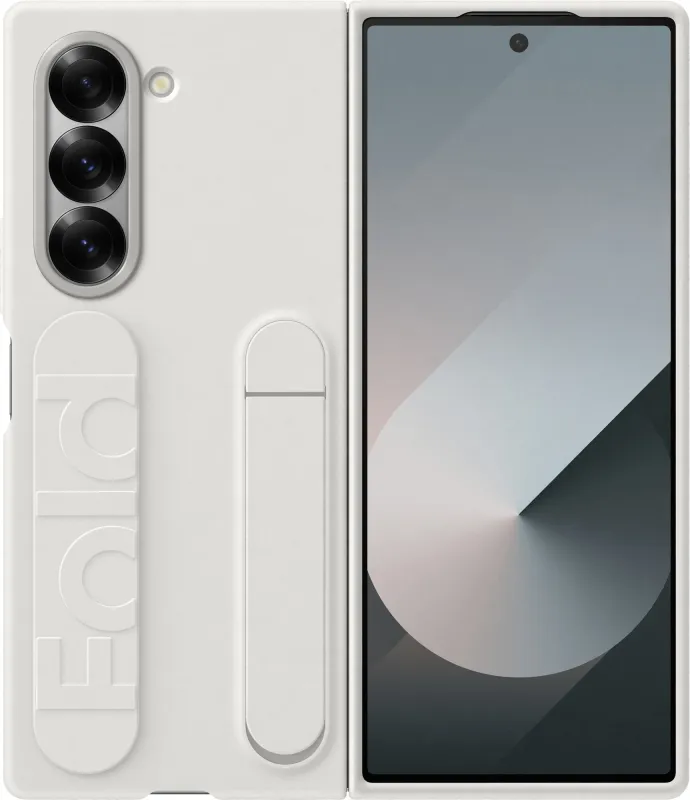 Чехол (клип-кейс) Samsung для Samsung Galaxy Z Fold6 Silicone Case Fold 6 (F956) белый (EF-MF956TWEGRU)