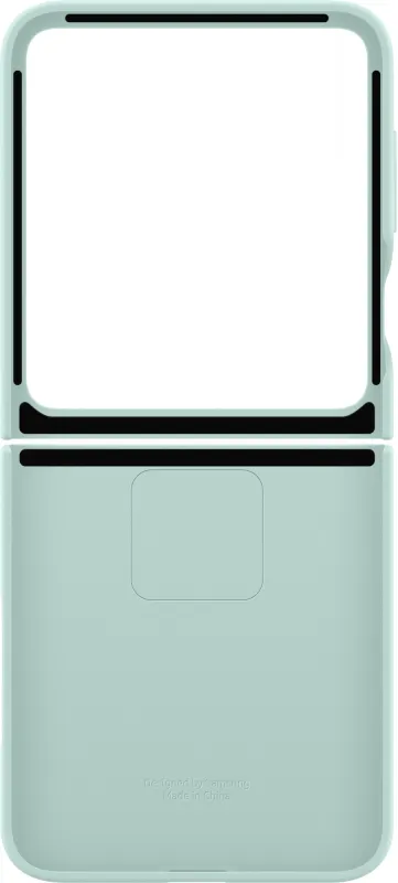 Чехол (клип-кейс) Samsung для Samsung Galaxy Z Flip6 Silicone Case Flip 6 (F741) мятный (EF-PF741TMEGRU)