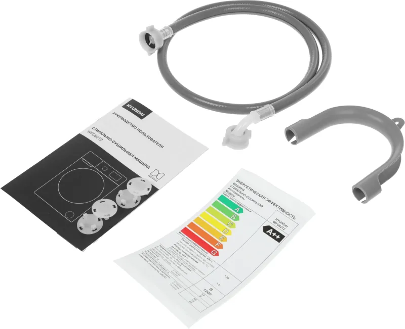 Стиральная машина Hyundai WFD9212 класс: A+++ загр.фронтальная макс.:12кг (с сушкой) белый