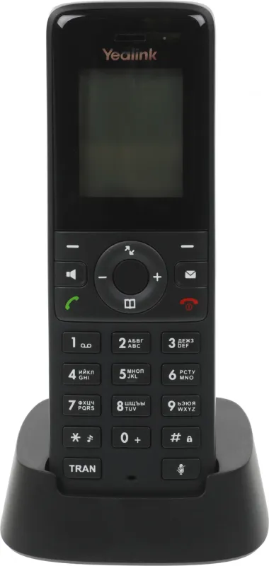 YEALINK W71P (база W70B+трубка W71H) до 10 SIP-аккаунтов, до 10 трубок на базу, до 20 вызовов, шт