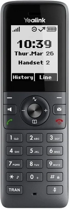 YEALINK DECT трубка W71H, экран 1.8", FNR, для W70B/W71P/W73P/W74P/W76P/W79P/W75/W80/W90, шт