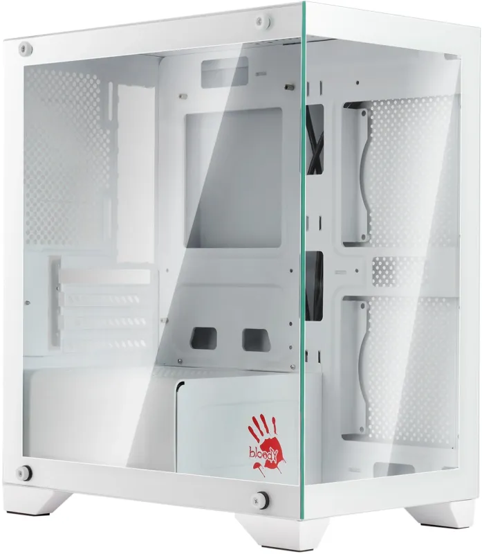 Корпус Bloody BD-CC103 белый без БП mATX 7x120mm 1xUSB2.0 1xUSB3.0 audio bott PSU