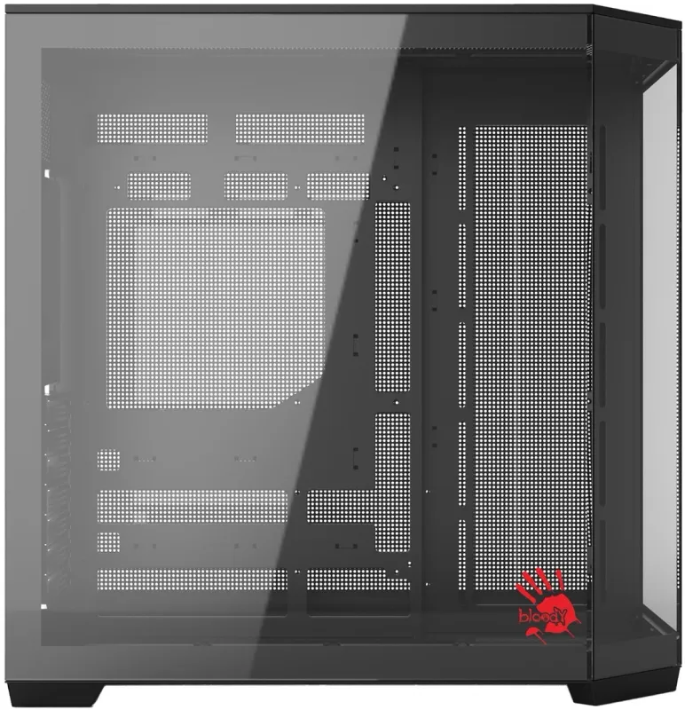 Корпус Bloody BD-CC109 черный без БП ATX 10x120mm 2xUSB3.0 audio