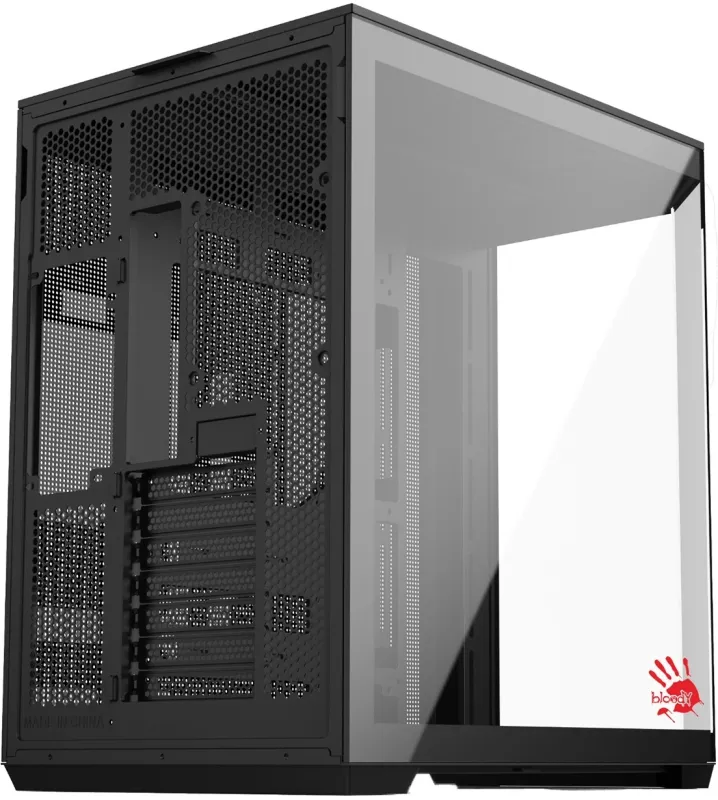 Корпус Bloody BD-CC109 черный без БП ATX 10x120mm 2xUSB3.0 audio