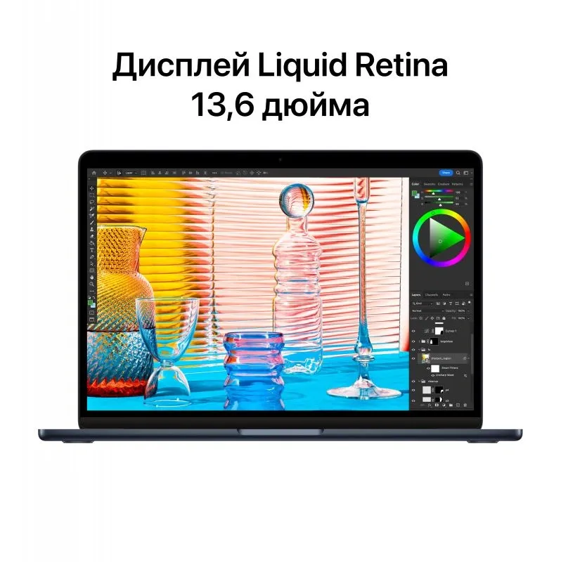 Ноутбук Apple MacBook Air A2681 M2 8 core 16Gb SSD256Gb/10 core GPU 13.6" Retina (2560x1664) Mac OS grey space WiFi BT Cam (Z15S007CE)