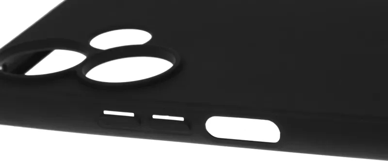 Чехол (клип-кейс) BoraSCO для Xiaomi Redmi 13 Silicone Case черный (73408)