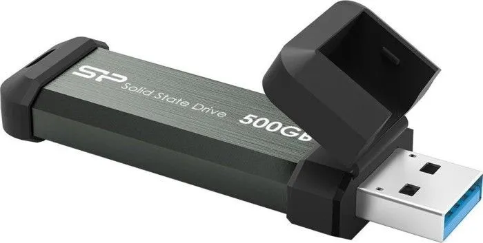 Накопитель SSD Silicon Power USB3.2 Gen2 500GB SP500GBUF3S70V1G MS70 1.8" синий