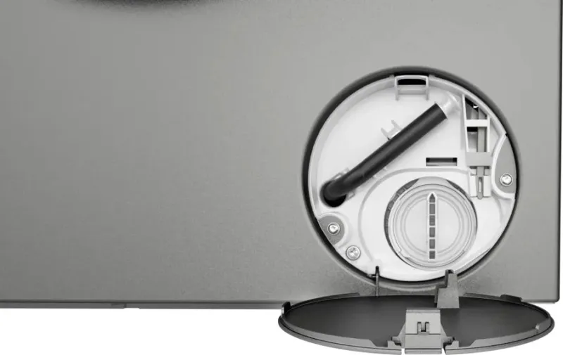 Стиральная машина Bosch Serie 8 WNC254ARSN пан.англ. класс: D загр.фронтальная макс.:10.5кг (с сушкой) серый