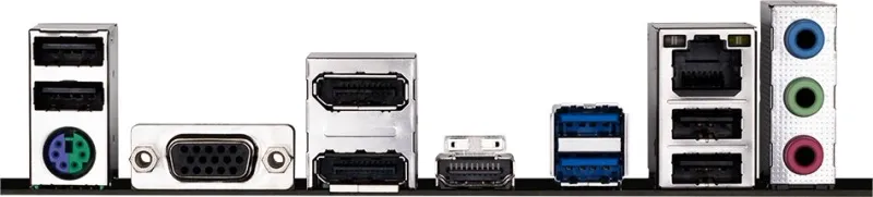 GIGABYTE H610M S2H, LGA1700, H610, 2*DDR5, 4*SATA, 1*M.2, 2*USB 3.2, 4*USB 2.0, 1*PCIx16, 1*PCIx1, D-Sub+HDMI+2*DP, mATX