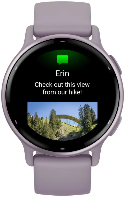 Смарт-часы Garmin Vivoactive 5 30.4мм 1.2" AMOLED корп.сиреневый рем.сиреневый разм.брасл.:125-190мм (010-02862-13)