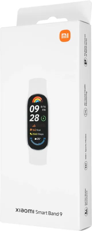 Фитнес-трекер Xiaomi Smart Band 9 AMOLED корп.:серебристый рем.:серебристый (BHR8340GL )