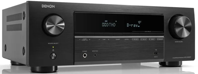 Ресивер AV Denon AVR-X580BT 5.2 черный