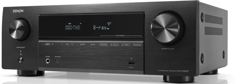 Ресивер AV Denon AVR-X580BT 5.2 черный