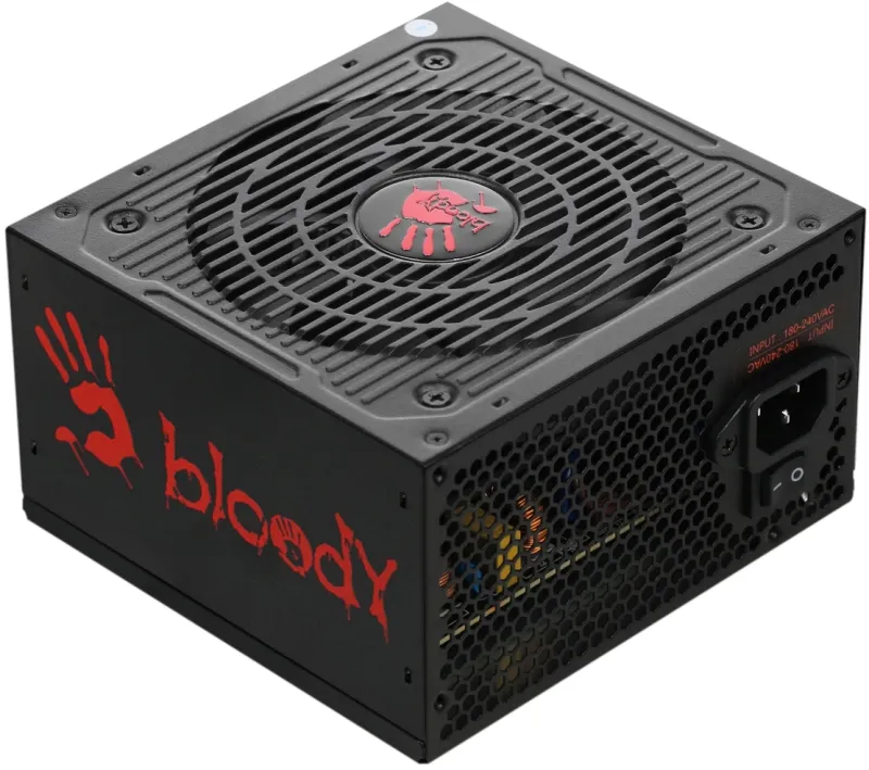 Блок питания Bloody ATX 700W BD-PS700W 80 PLUS WHITE (20+4pin) APFC 120mm fan 6xSATA RTL