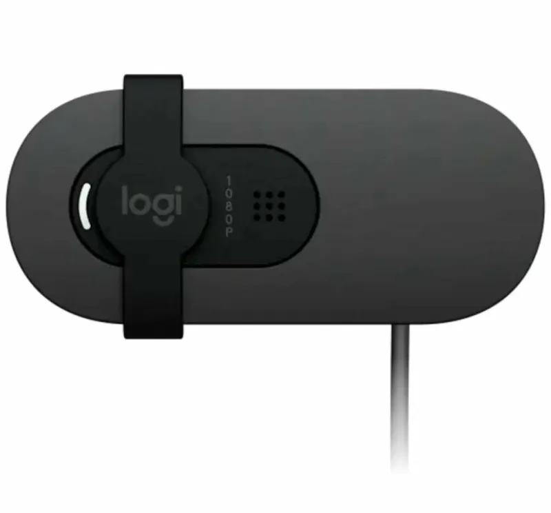 Камера Web Logitech Brio 105 графитовый 2Mpix (1920x1080) USB2.0 с микрофоном для ноутбука (960-001590)