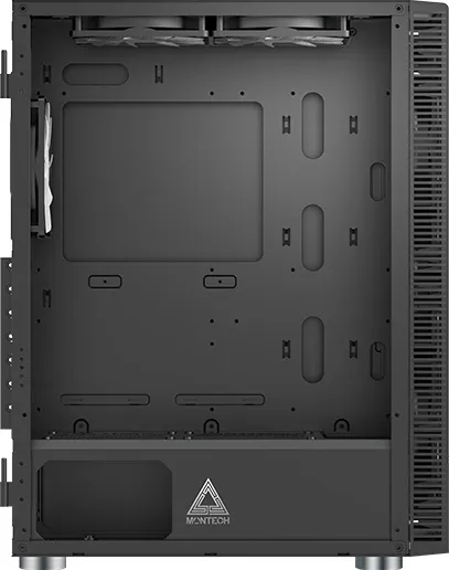 Корпус Montech X3 GLASS черный без БП ATX 6x120mm 2xUSB3.0 1xUSB3.1 audio bott PSU