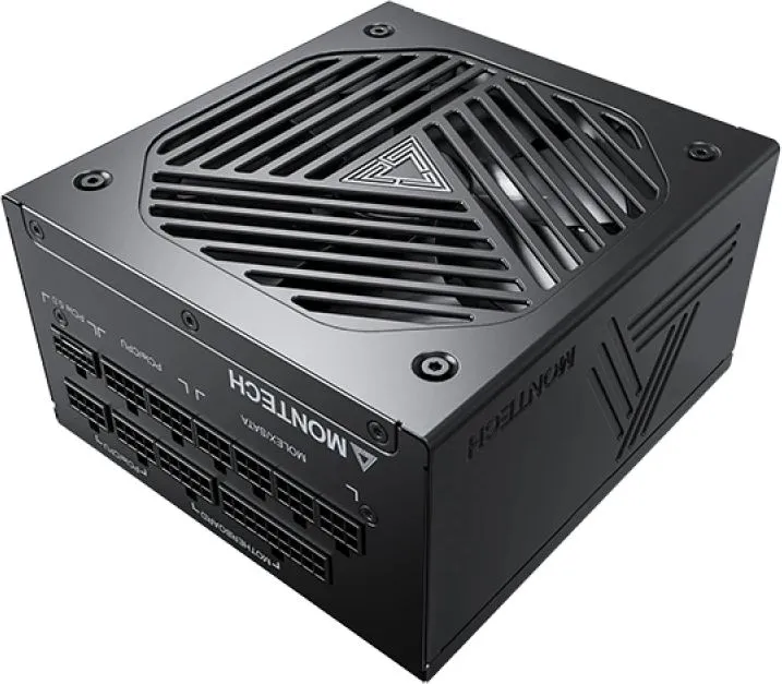 Блок питания Montech ATX 1200W TITAN GOLD Gen.5 80+ gold (20+4pin) APFC 135mm fan 12xSATA Cab Manag RTL