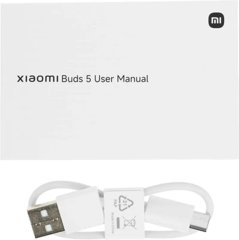Гарнитура вкладыши Xiaomi Buds 5 M2341E1 черный беспроводные bluetooth в ушной раковине (BHR8118GL)