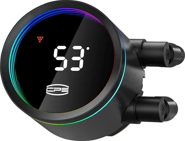 Система водяного охлаждения PcCooler DA360 Pro Digital BK ARGB Soc-AM5/AM4/1200/1700/1851 черный 4-pin Al LCD 300W Ret (DA360PRO-BKAWXL-GL)