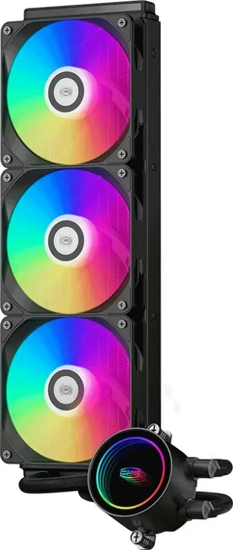 Система водяного охлаждения PcCooler DA360 BK ARGB Soc-AM5/AM4/1200/1700/1851 черный 4-pin Al 300W Ret (DA360-BKAWXX-GL)