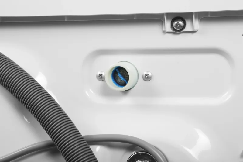 Стиральная машина Hyundai WME8215 класс: A загр.фронтальная макс.:8кг белый инвертер