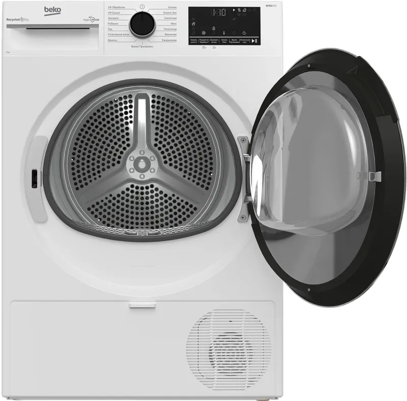 Сушильная машина Beko B3T47239 кл.энер.:A макс.загр.:7кг белый (7188303390)
