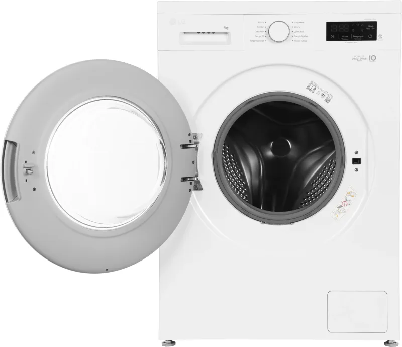 Стиральная машина LG F2Y1NS3W класс: A загр.фронтальная макс.:6кг белый инвертер