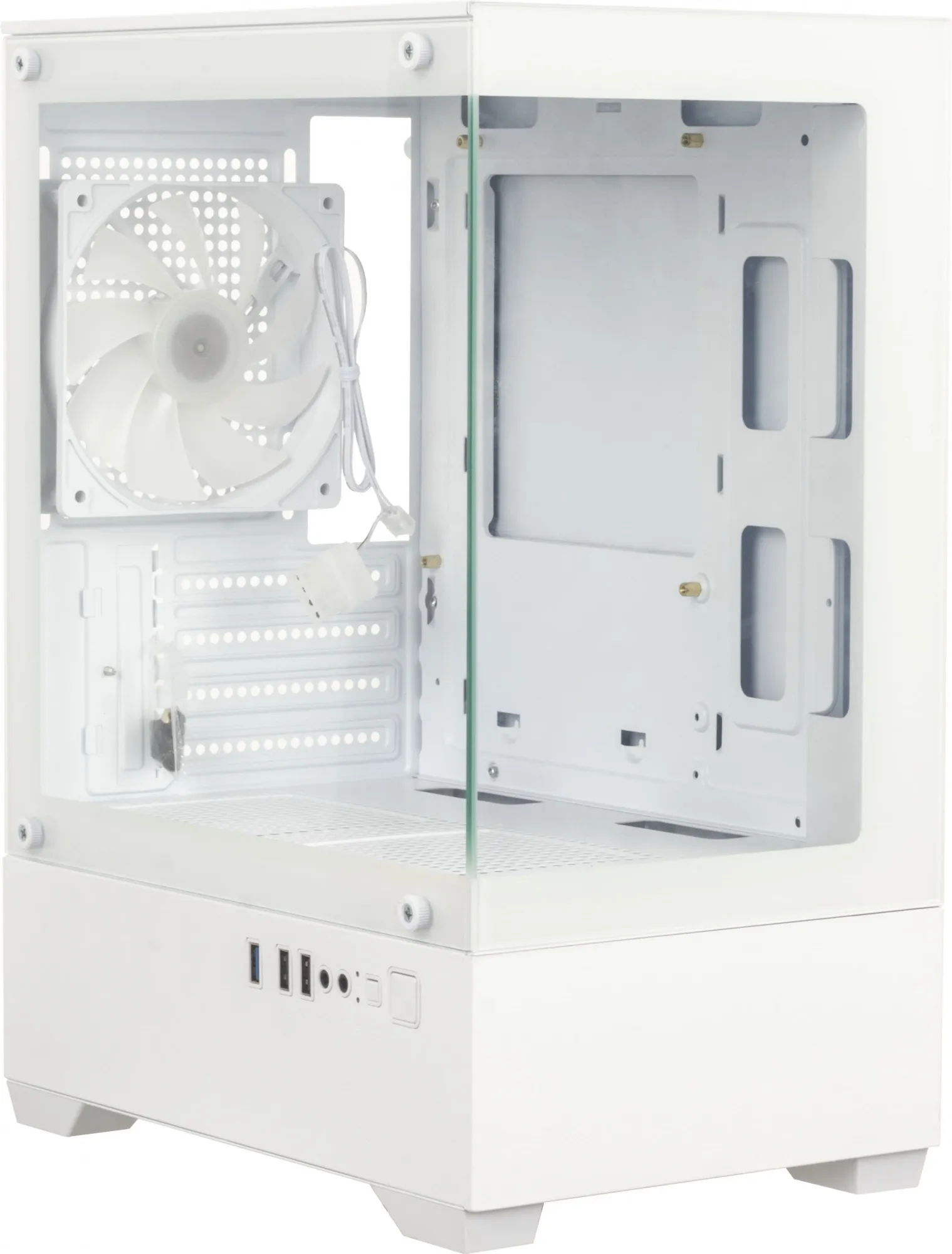 Корпус Accord ACC-ZCU2W белый без БП mATX 1x120mm 1xUSB3.0 1xUSB3.1 audio