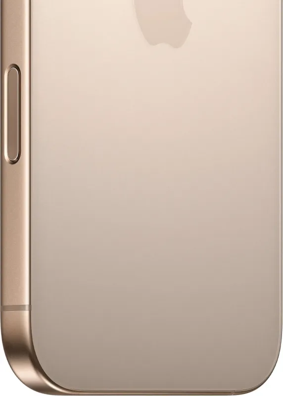 Смартфон Apple A3294 iPhone 16 Pro 256Gb бежевый титан моноблок 3G 4G 2Sim 6.3" 1206x2622 iOS 18 48Mpix 802.11 a/b/g/n/ac/ax/be NFC GPS Protect