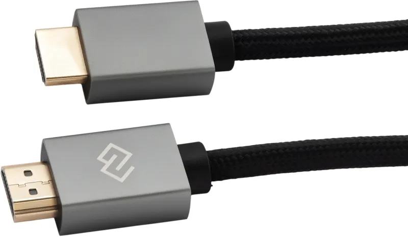 Кабель аудио-видео Digma HDMI (m)/HDMI (m) 2м. феррит.кольца позолоч.конт. черный (D-HDMI-2FF-V2.0-2M)
