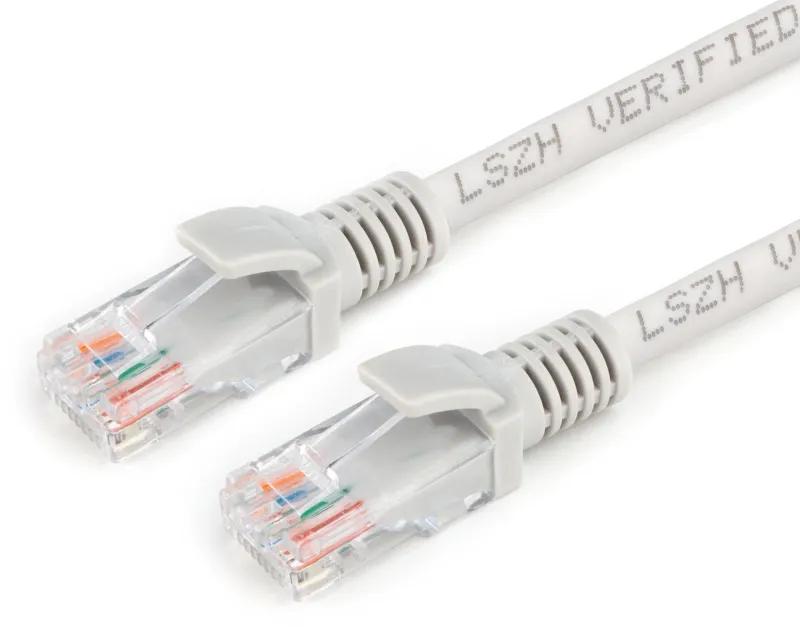 Патч-корд Premier PP31-1M-LSZH 1Гбит/с UTP 4 пары cat.5E CCA molded 1м серый RJ-45 (m)-RJ-45 (m)