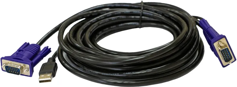 Кабель ORIGO Кабель KVM с разъемами VGA и USB, 5 м