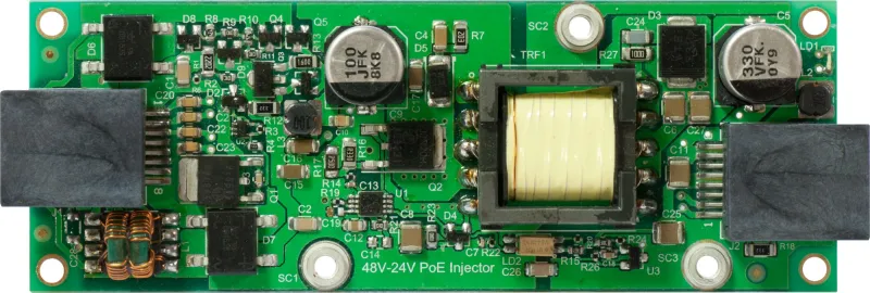 Блок питания MikroTik 48 to 24V Gigabit PoE Converter