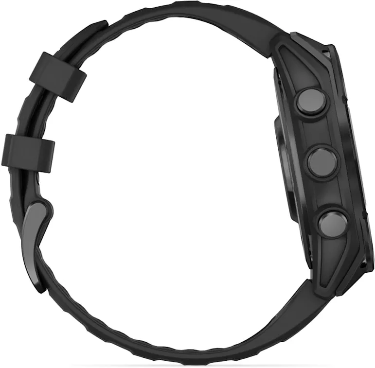 Смарт-часы Garmin Fenix 8 47мм 1.4" AMOLED корп.серый рем.черный разм.брасл.:125-208мм (010-02904-00)