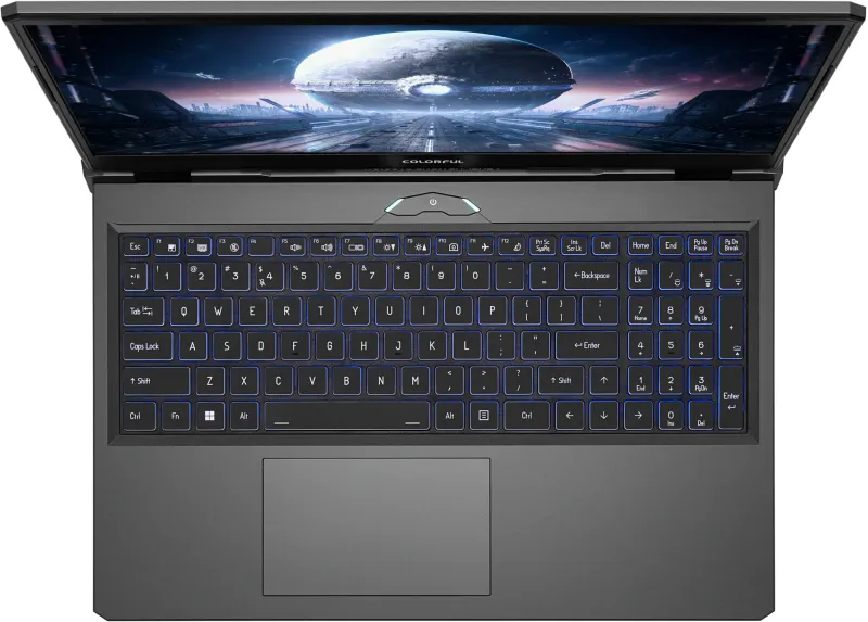 Ноутбук Сolorful Evol P15 24 Core i5 12500H 16Gb SSD512Gb NVIDIA GeForce RTX4050 6Gb 15.6" IPS FHD (1920x1080) без ОС grey WiFi BT Cam (A10205400051)