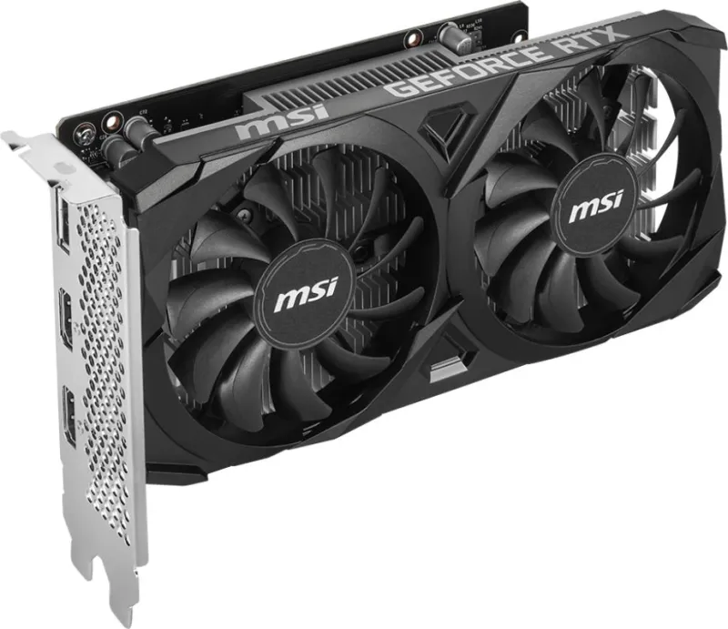 Видеокарта MSI PCI-E 4.0 RTX 3050 VENTUS 2X E 6G OC NVIDIA GeForce RTX 3050 6Gb 96bit GDDR6 1492/14000 HDMIx2 DPx1 HDCP Ret