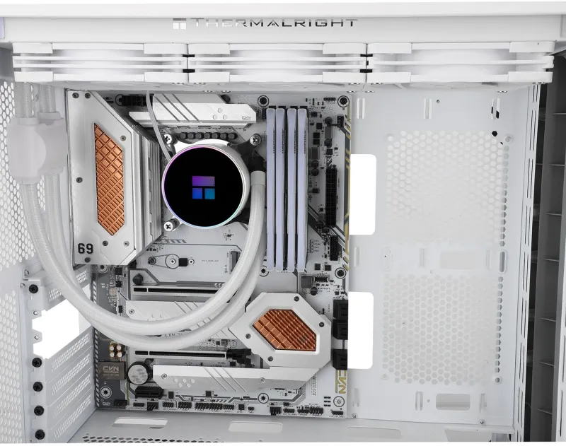 Система водяного охлаждения Thermalright Frozen Magic 360 Scenic V2 Soc-AM5/AM4/1151/1200/2066/2011/1700 белый 4-pin 28dB Al Ret (F-MAGIC-360-SC-V2)